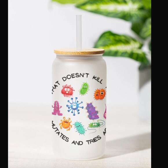 What Doesn't Kill You Mutates and Tries Again, Virus Tumbler, Pathogen Mutation - Picture 1 of 4
